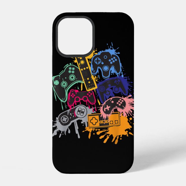 Control all the Things Video Game Controller T-shi iPhone Case (Back)