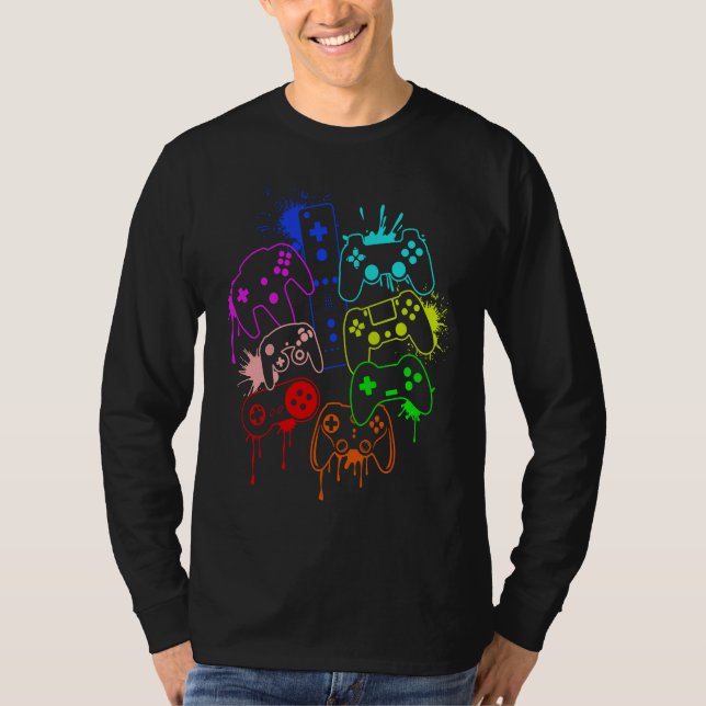 Control all the Things Video Game Controller T-Shirt (Front)