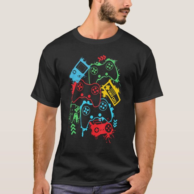 Control all the Things Video Game Controller T-Shirt (Front)