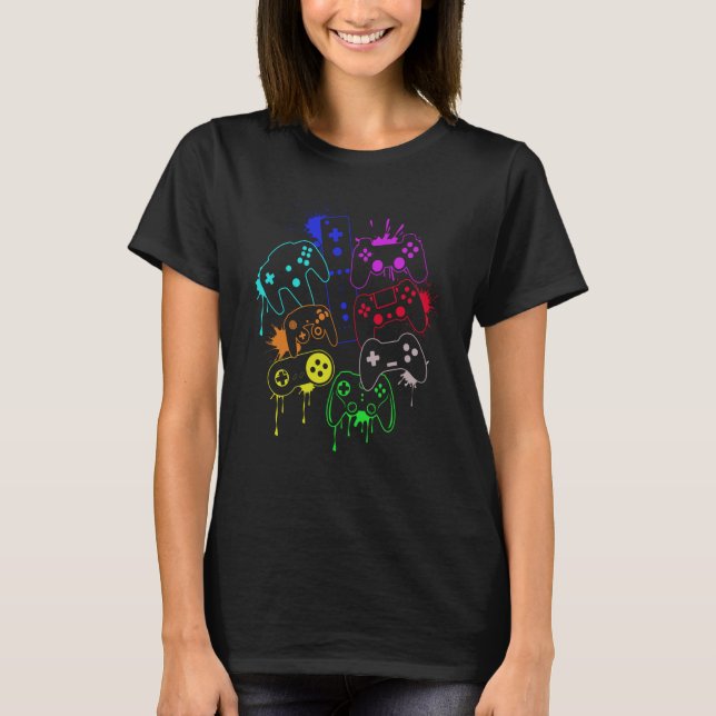 Control all the Things Video Game Controller T-Shirt (Front)