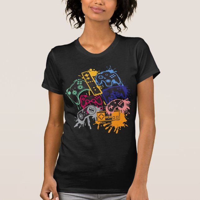 Control all the Things Video Game Controller  T-Shirt (Front)