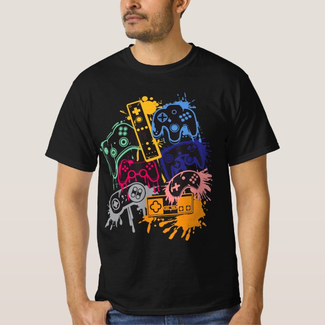 Control all the Things Video Game Controller  T-Shirt (Front)