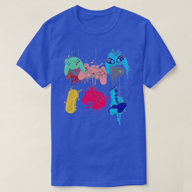 Control all the Things Video Game Controller Water T-Shirt (Design Front)