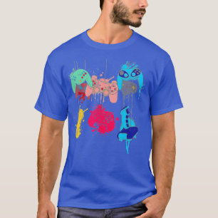 Control all the Things Video Game Controller Water T-Shirt