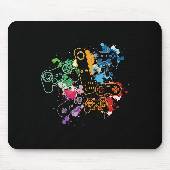 Control All Things With The Video Game Controller  Mouse Pad (Front)
