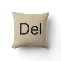 Control Alt Delete (Ctrl Alt Del) Pillow