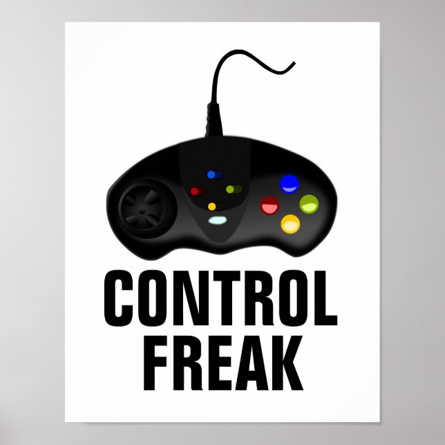 Control Freak Gamer Poster (Front)