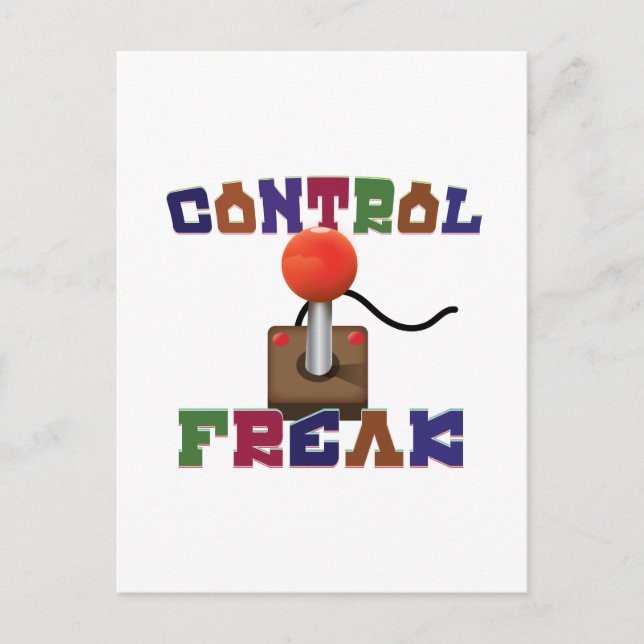 Control Freak Postcard (Front)