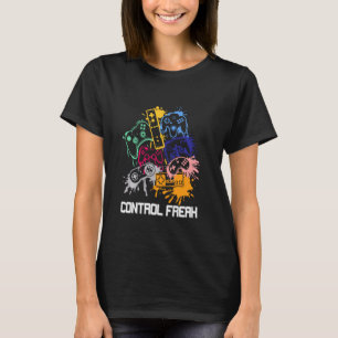Control Freak Vintage Funny Gaming Video Gamer Men T-Shirt