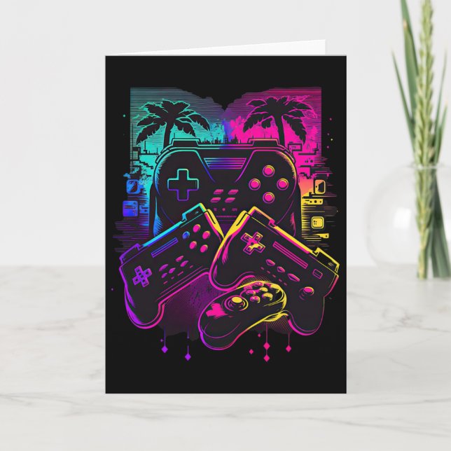 Control Gamer Video Game Controller 16  Card (Front)