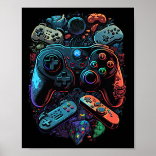 Control Gamer Video Game Controller 19 Poster