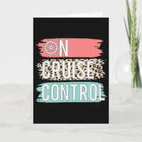 Control On Cruise Leopard Funny Summer Vacation Fa