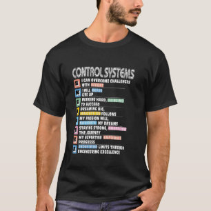 Control Systems Engineer Motivacional T-Shirt