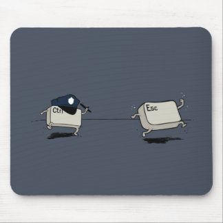 Control vs Escape Mouse Pad