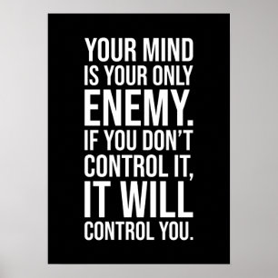 Control Your Mind - Success Motivational Poster