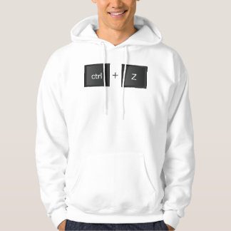Control+Z "UNDO" Keyboard Button Design Hoodie