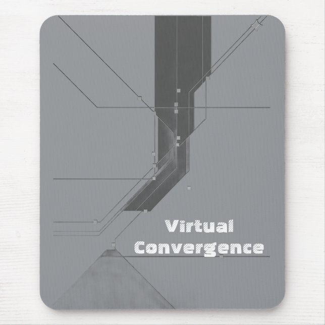 'Controlled Glitch' Mouse Carpet Pad (Front)