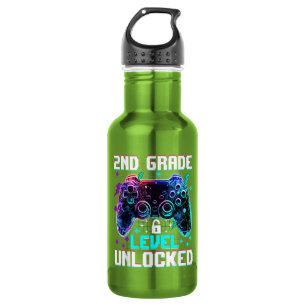 Controller 2nd Grade Level Unlocked First Day  532 Ml Water Bottle