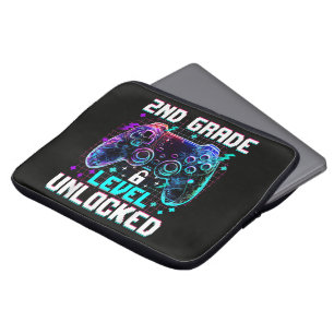 Controller 2nd Grade Level Unlocked First Day Laptop Sleeve
