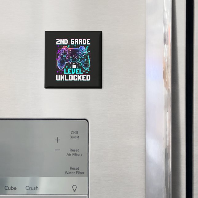 Controller 2nd Grade Level Unlocked First Day  Magnet (In Situ (Fridge))