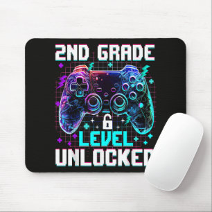 Controller 2nd Grade Level Unlocked First Day Mouse Pad