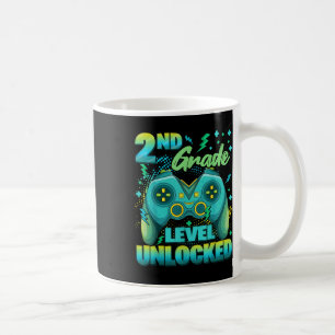 Controller 2nd Grade Level Unlocked First Day Of S Coffee Mug