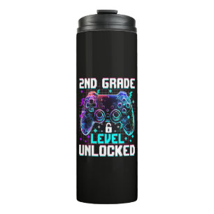 Controller 2nd Grade Level Unlocked First Day Thermal Tumbler