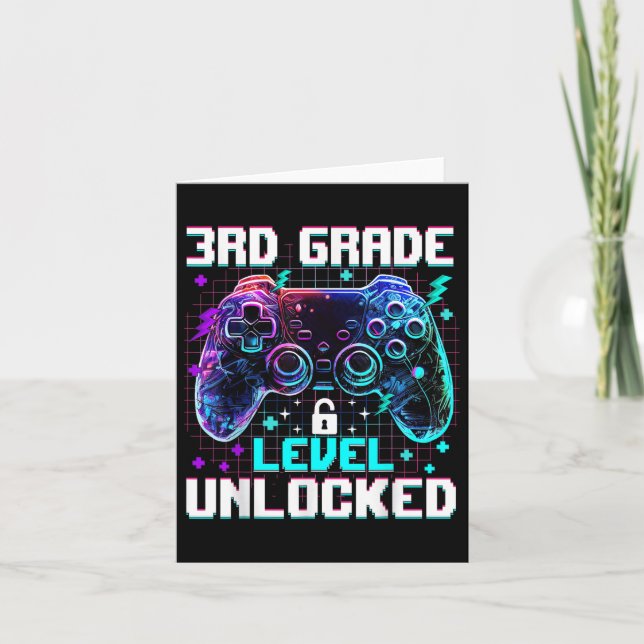 Controller 3rd Grade Level Unlocked First Day Of S Card (Front)