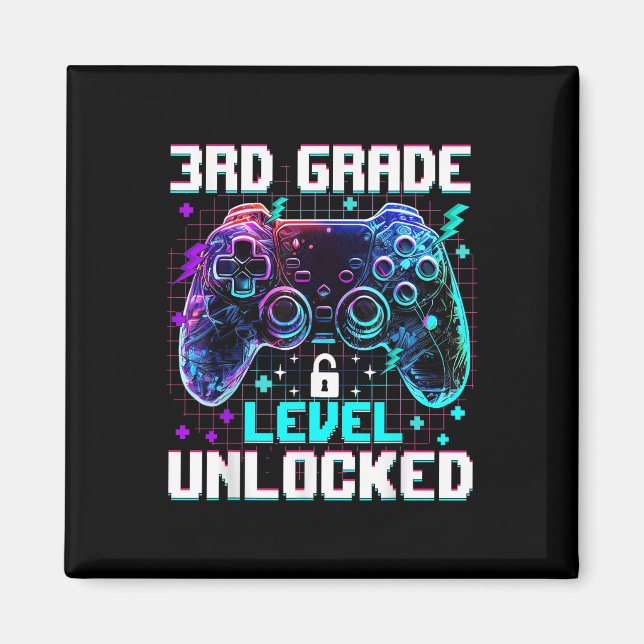 Controller 3rd Grade Level Unlocked First Day Of S Magnet (Front)