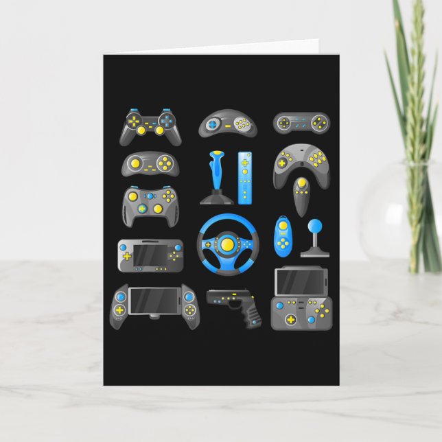 Controller Game Control All The Things Video Game  Card (Front)