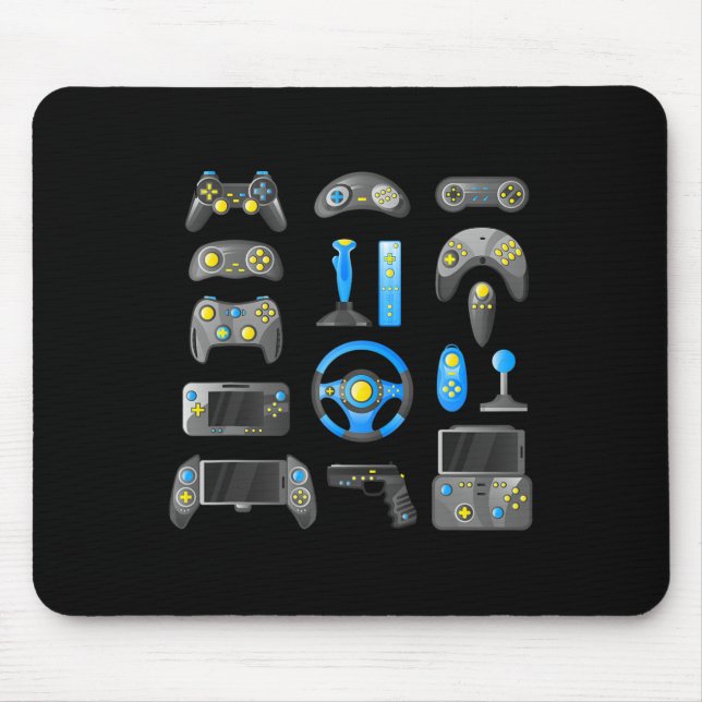 Controller Game Control All The Things Video Game  Mouse Pad (Front)
