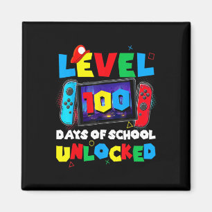 Controller Game Gifts Level 100 Days Of School Unl Magnet