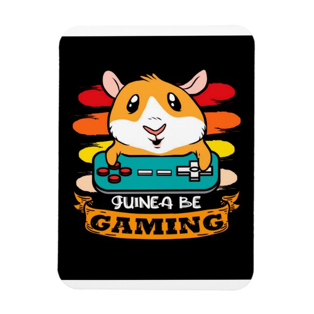 Controller Guinea Pig_pig Lover Magnet (Vertical)
