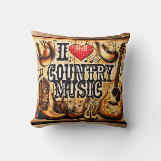 Contry music. cushion