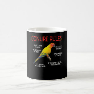 Conure Owner Conure Lover Parrot Bird Sun Conure Coffee Mug