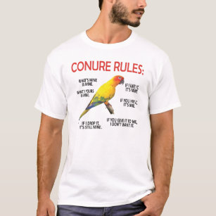 Conure Owner Conure Lover Parrot Bird Sun Conure T-Shirt