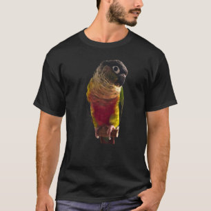 Conure Parrot Bird design Green cheek Love for b T-Shirt