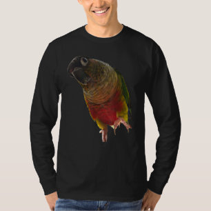 Conure Parrot Bird design Green cheek Love for b T-Shirt
