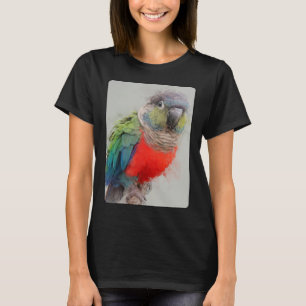 Conure Portrait 15 Animal Parrot Wildlife Bird T-Shirt
