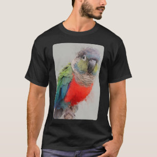 Conure Portrait 15 Animal Parrot Wildlife Bird T-Shirt