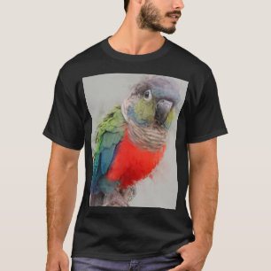 Conure Portrait 15 Animal Parrot Wildlife Bird T-Shirt