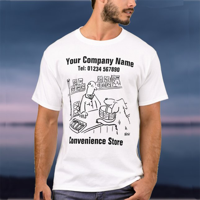 Convenience Store Cartoon T-Shirt (Creator Uploaded)