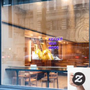 Convenience Store Ice Cold Beer Inside