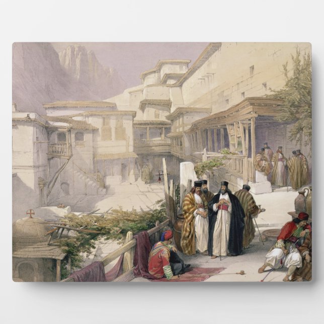 Convent of St. Catherine, Mount Sinai, February 17 Plaque (Front)