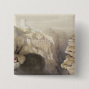 Convent of St. Saba, April 4th 1839, plate 51 from 15 Cm Square Badge