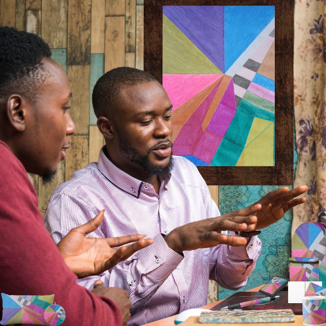 "Converge" Notebook (Get the full “Converge” collection at: https://bit.ly/SmartArtIIZazzle. )