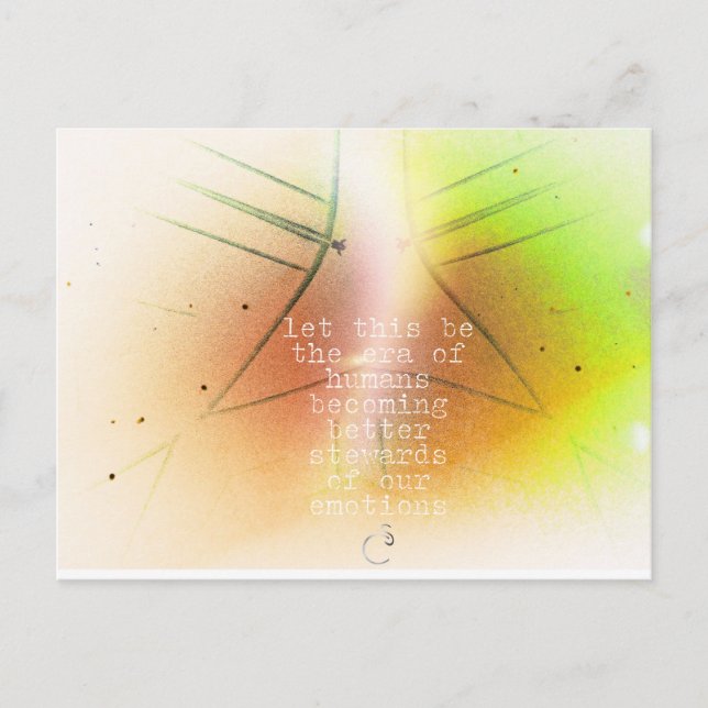 Convergence and Expansion - Autumn Hues Postcard (Front)