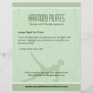 Convergent Lines Pilates Flyer