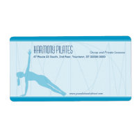Convergent Lines Pilates Shipping Label