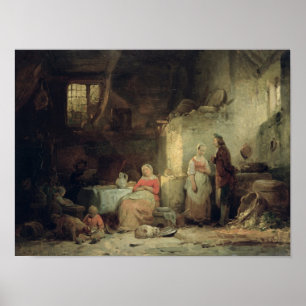 Conversation after the Meal, 1840 Poster